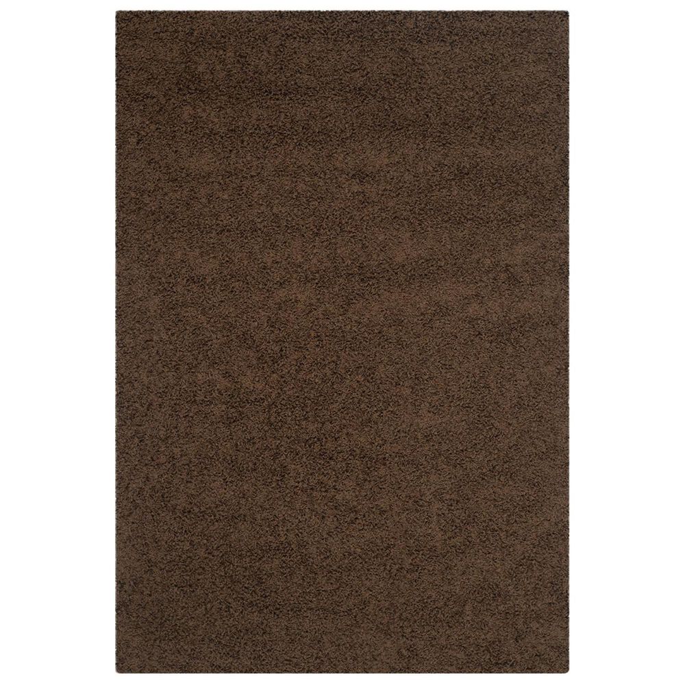 Safavieh Athens Shag SGA119A-3 3' x 5' Brown Area Rug