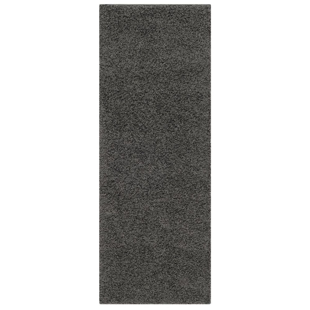 Safavieh Athens Shag SGA119C-210 2'3" x 10' Dark Grey Runner