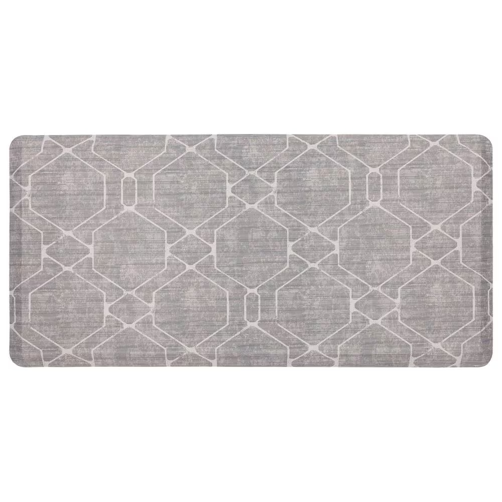 Mohawk Dri-Pro Deluxe Diamond Fret 1'8" x 3'6" Multicolor Area Rug