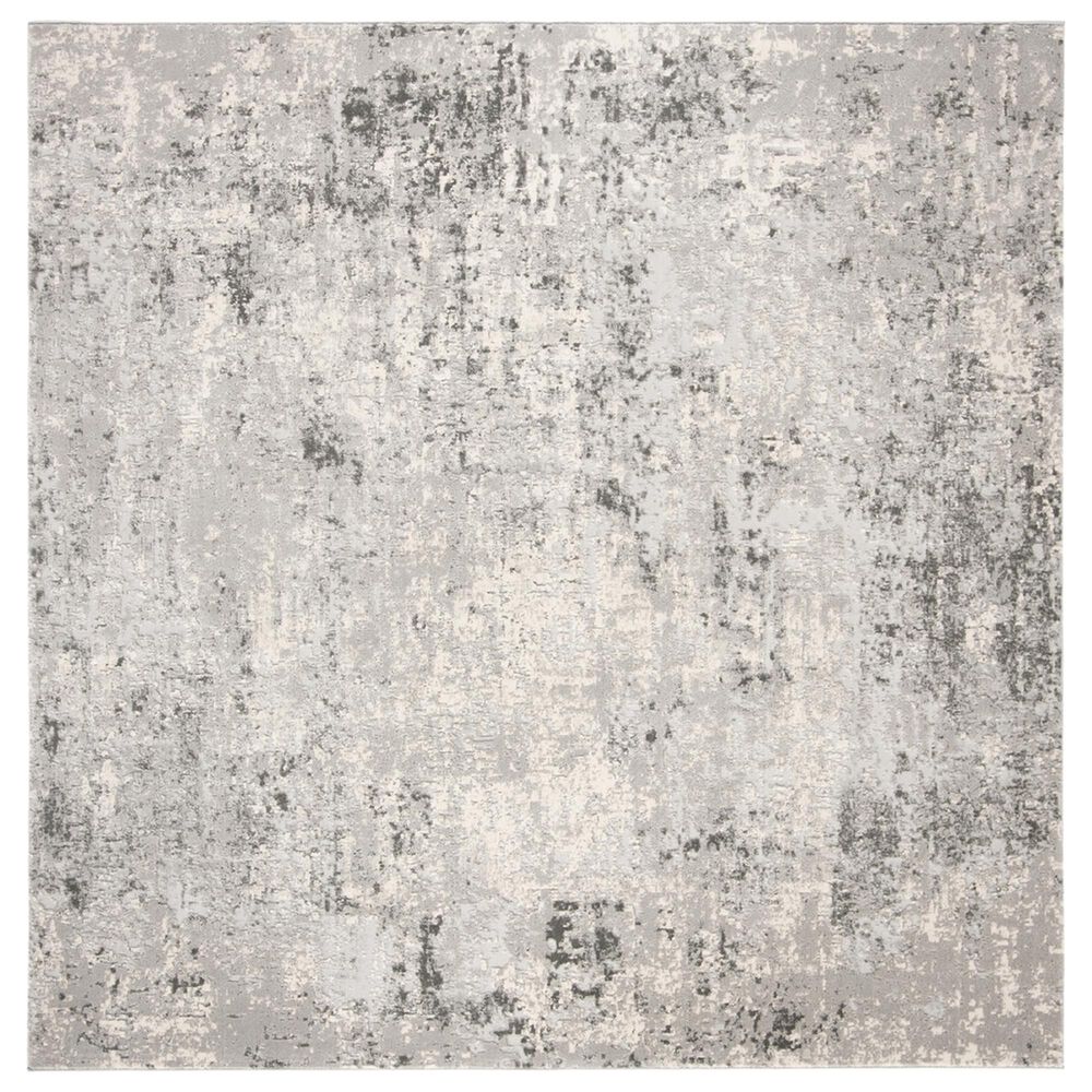 Safavieh Invista INV413G 6'7" Square Grey and Ivory Area Rug