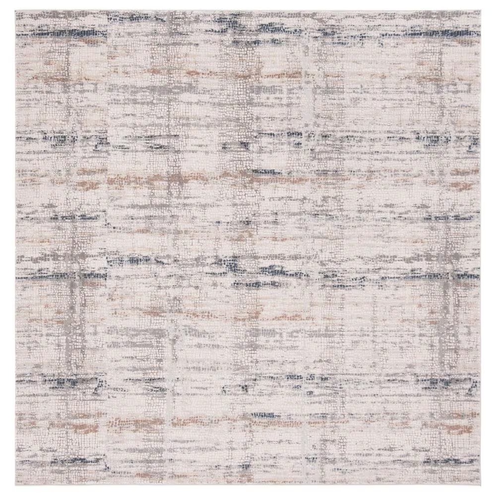 Safavieh Invista 6'7" Square Cream and Grey Area Rug