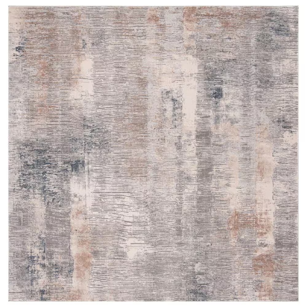 Safavieh Invista INV431A 6'7" Square Cream and Grey Area Rug