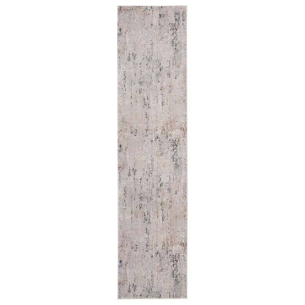 Safavieh Invista 2' x 8' Cream and Charcoal Runner
