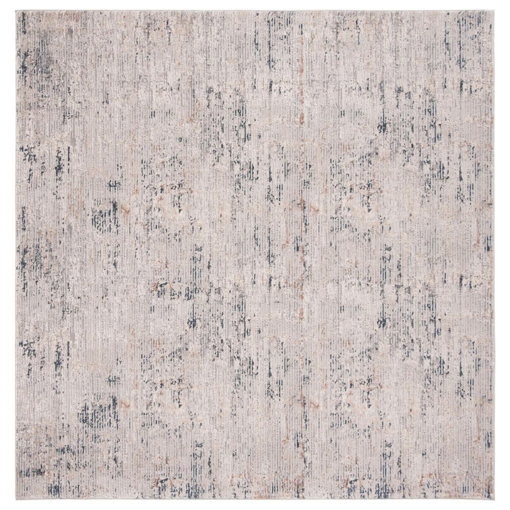 Safavieh Invista 6'7" Square Cream and Charcoal Area Rug