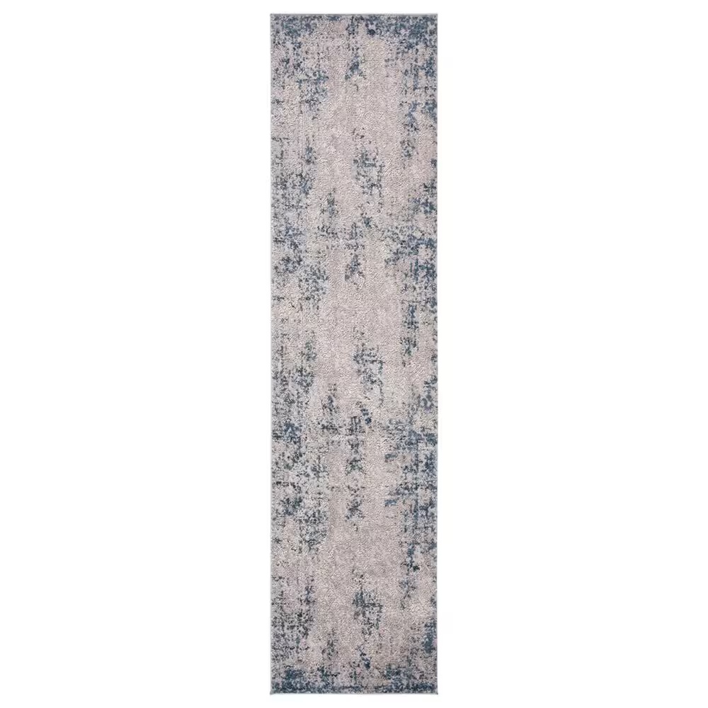 Safavieh Invista INV465 2' x 8' Grey and Ivory Runner