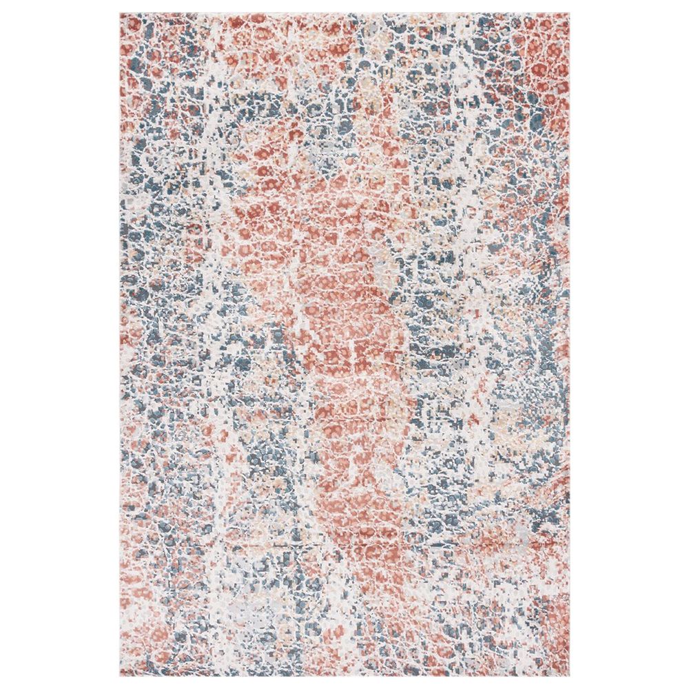 Safavieh Invista 9' x 12' Navy and Rust Area Rug