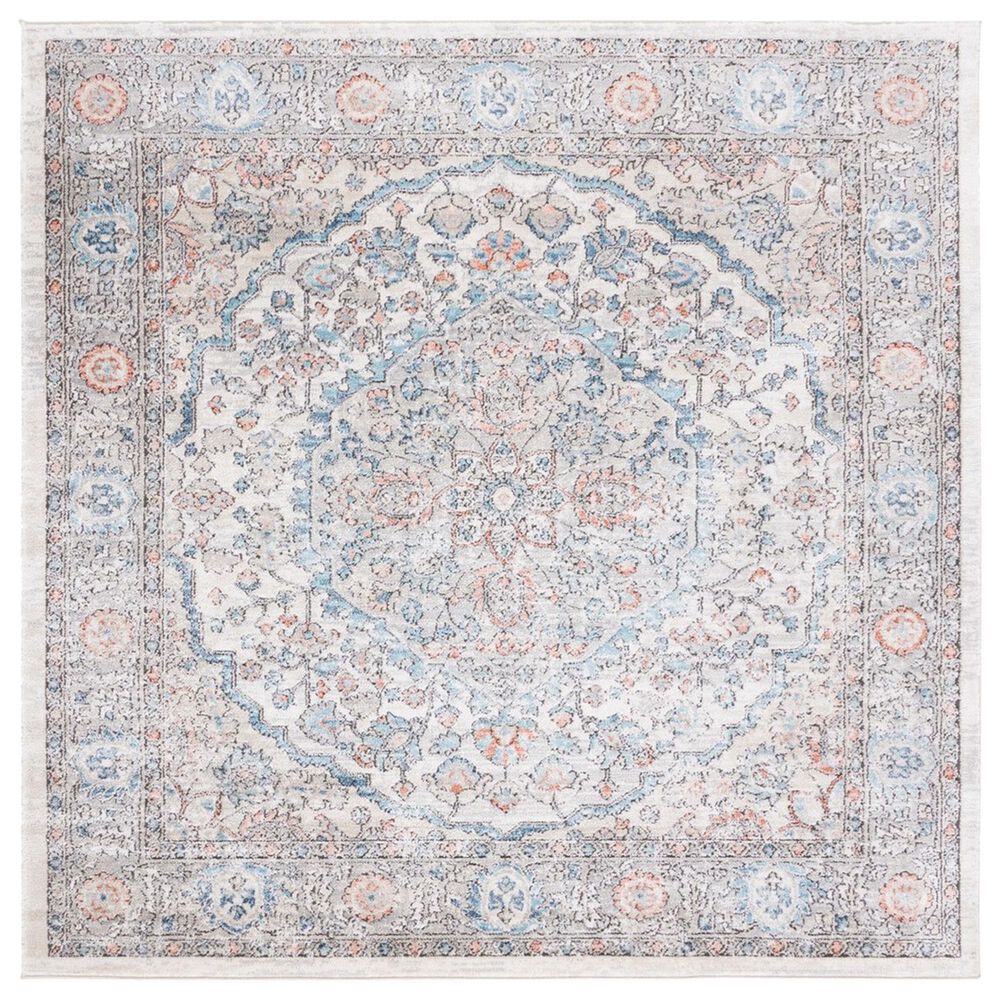 Safavieh Oregon6'7" Square Grey and Blue Area Rug