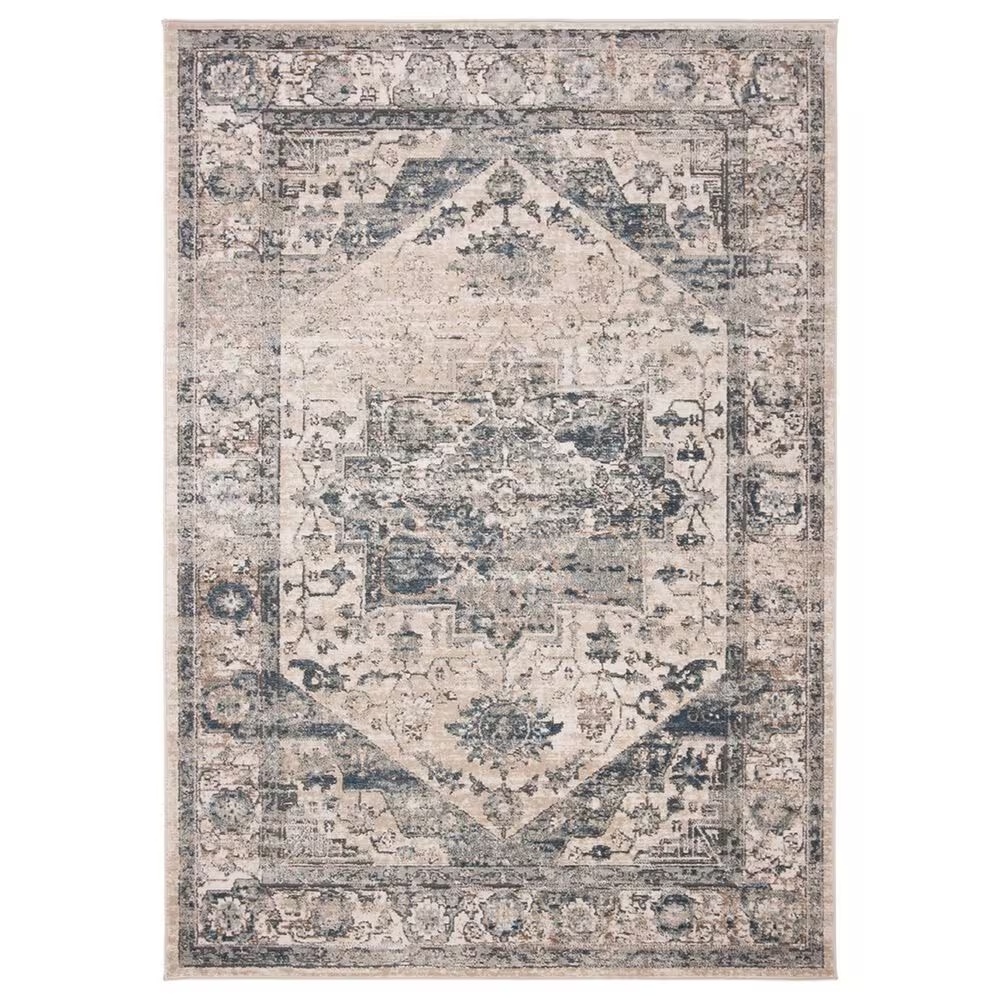 Safavieh Oregon 3' x 5' Ivory and Blue Area Rug