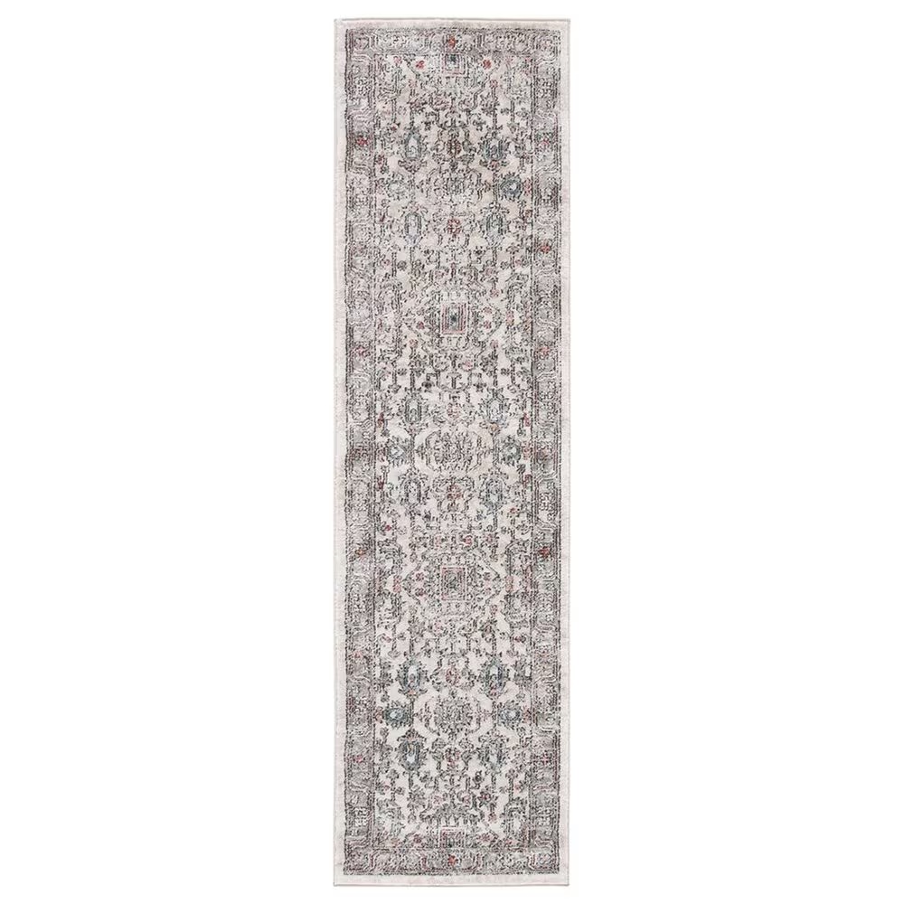 Safavieh Oregon ORE877 2'2" x 8' Grey and Ivory Runner