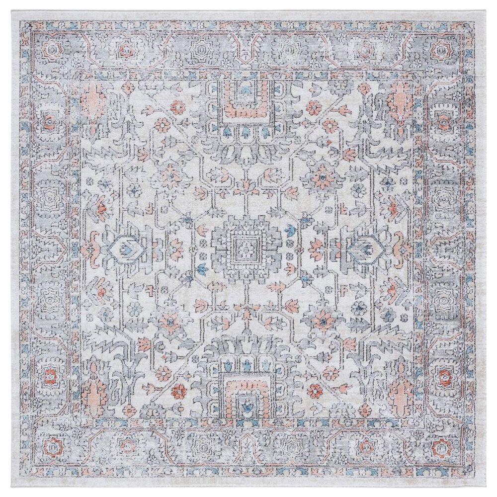 Safavieh Oregon ORE877 3' Square Grey and Ivory Area Rug