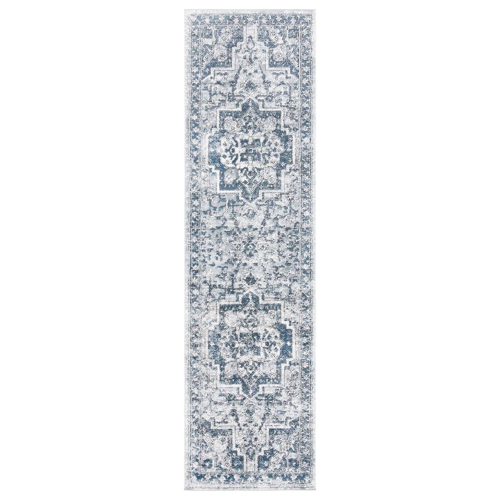Safavieh Oregon 2'2" x 8' Navy and Ivory Runner