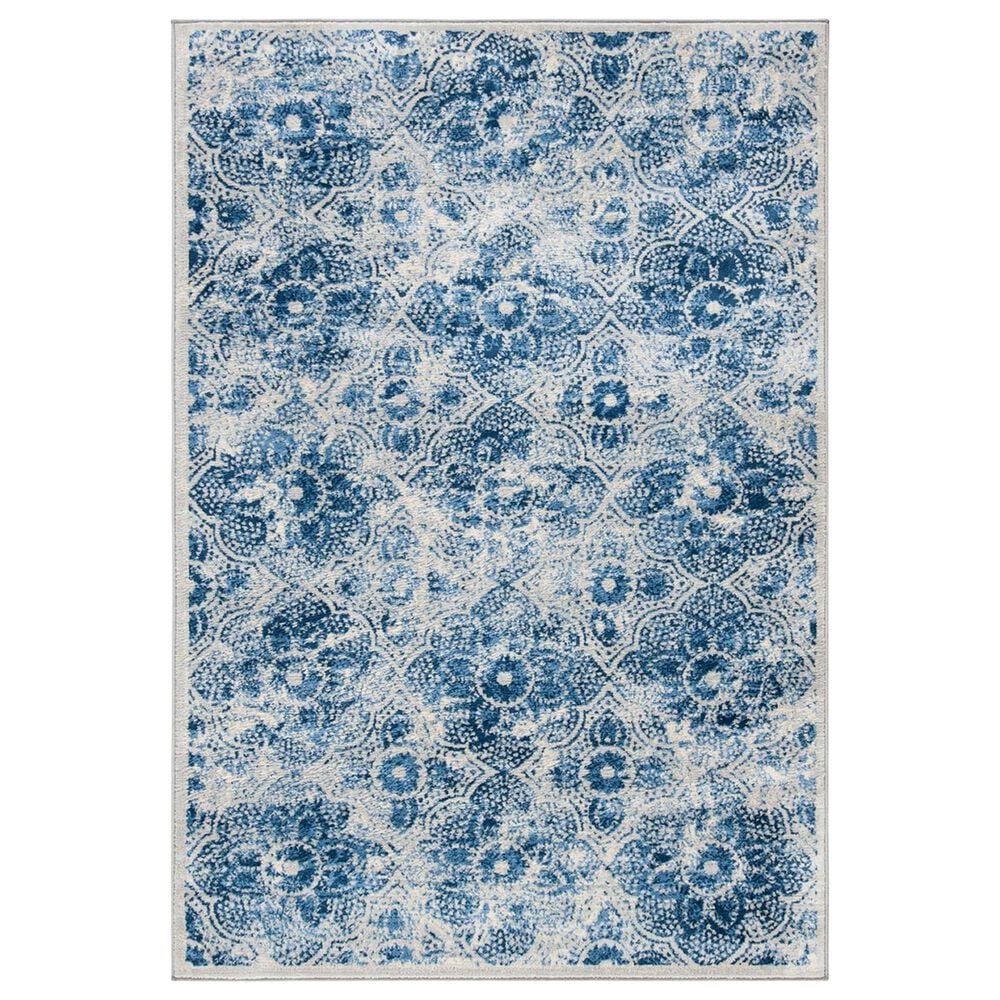 Safavieh Martha Stewart Floral 4' x 6' Cream and Blue Area Rug