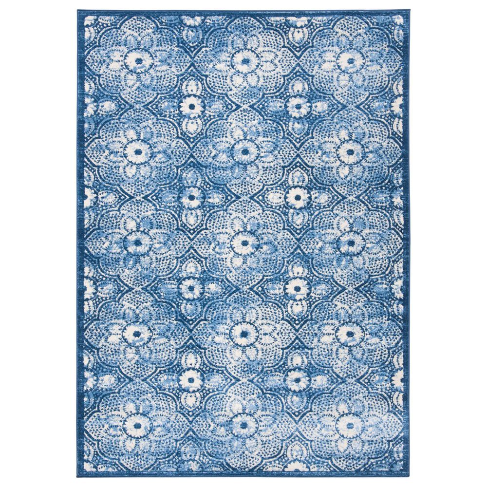 Safavieh Martha Stewart 5'3" x 7'6" Navy and Creme Area Rug