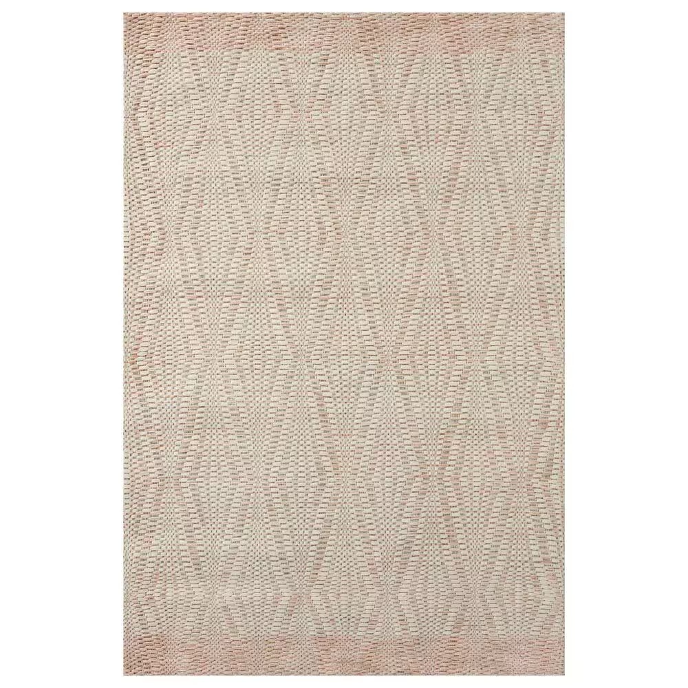 Loloi Kenzie 7'9" x 9'9" Ivory and Blush Area Rug