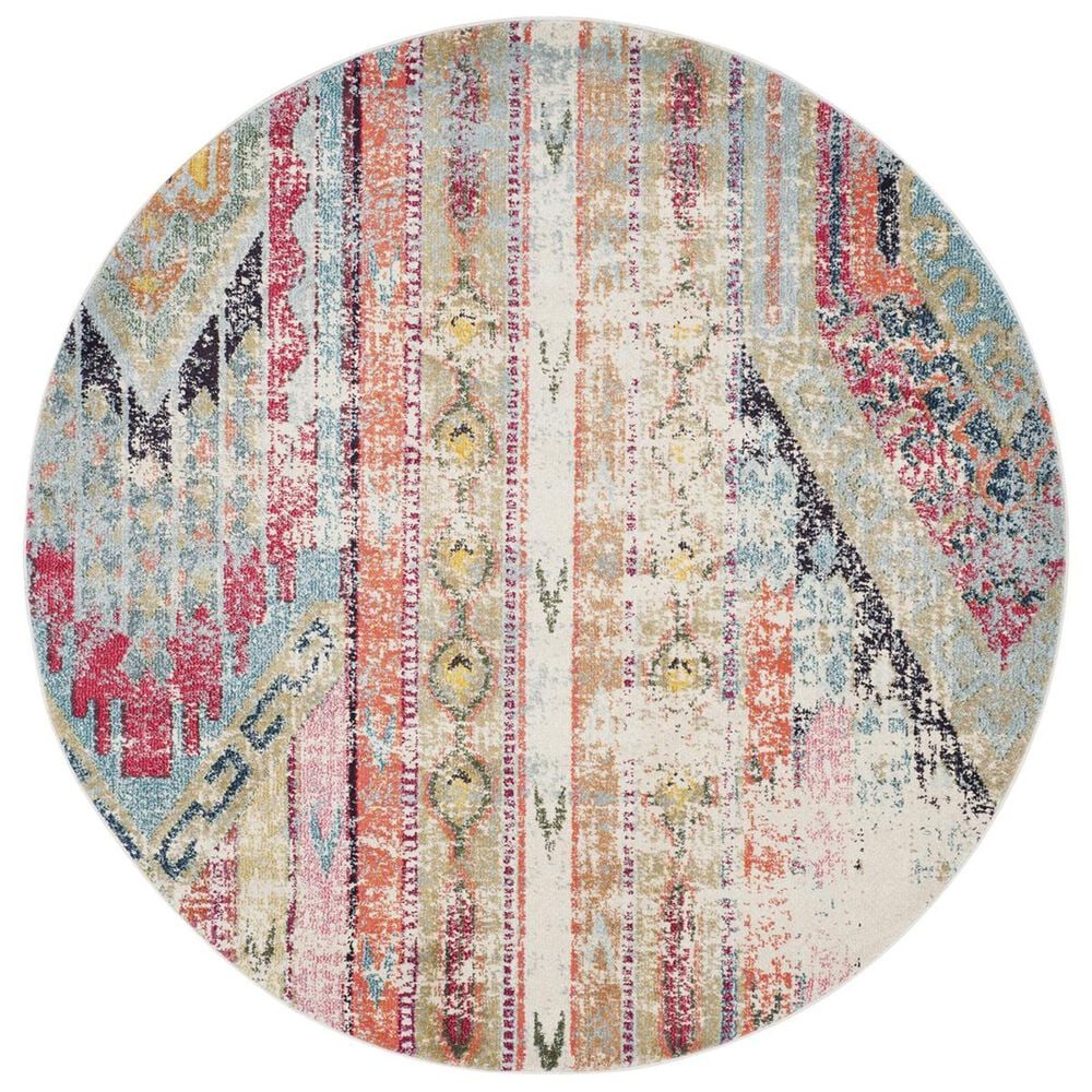 Safavieh Monaco MNC222F-4R 4' Round Multi Area Rug