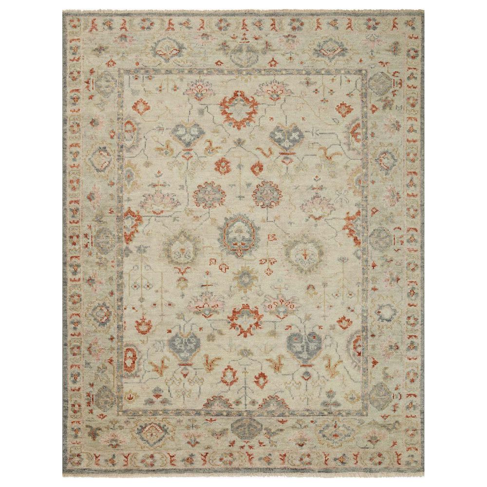 Loloi Helena 5'6" x 8'6" Beige and Rust Area Rug