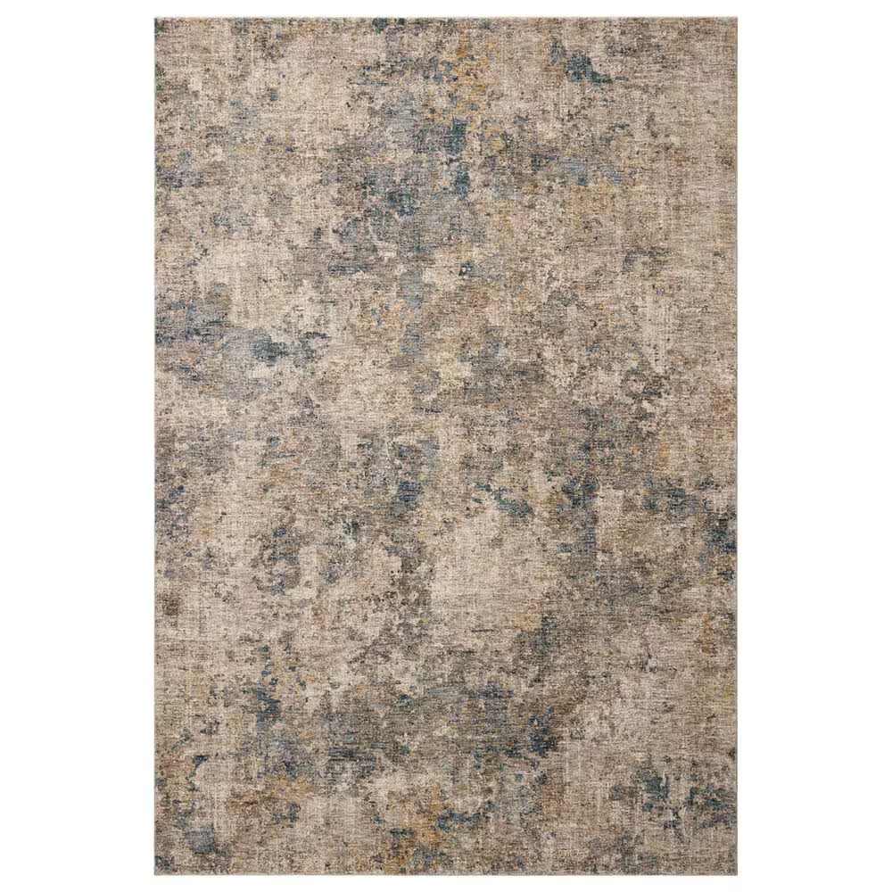 Loloi Gaia 9'3" x 12'10" Taupe and Denim Area Rug