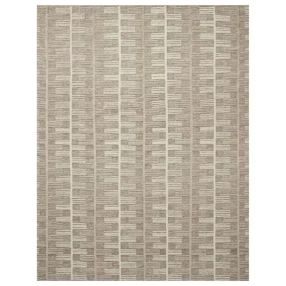 Loloi Harrison 2'6" x 11'6" Taupe and Ivory Runner