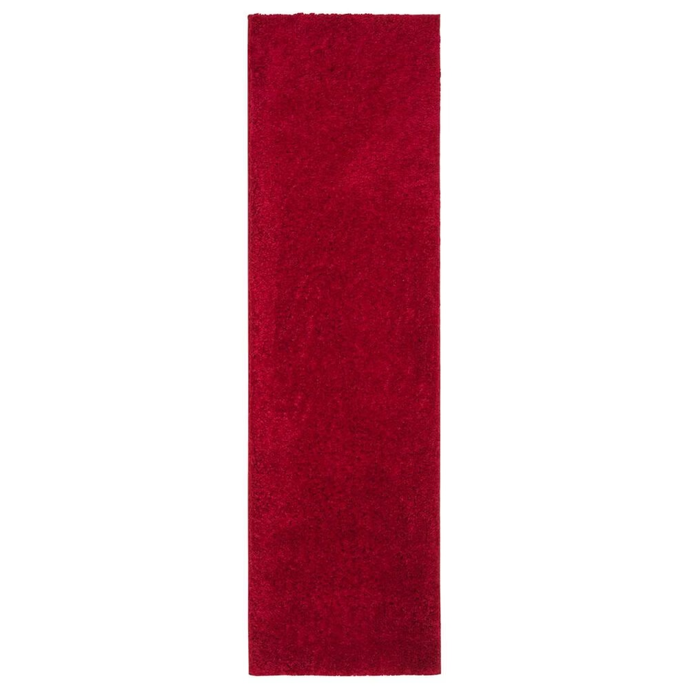 Safavieh August Shag AUG900Q 2'3" x 10' Red Runner