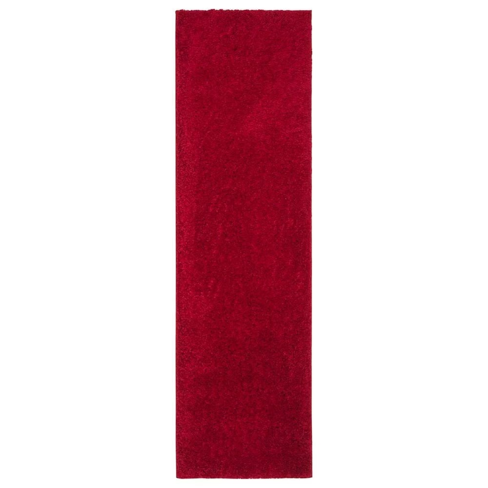Safavieh August Shag AUG900Q 2'3" x 12' Red Runner