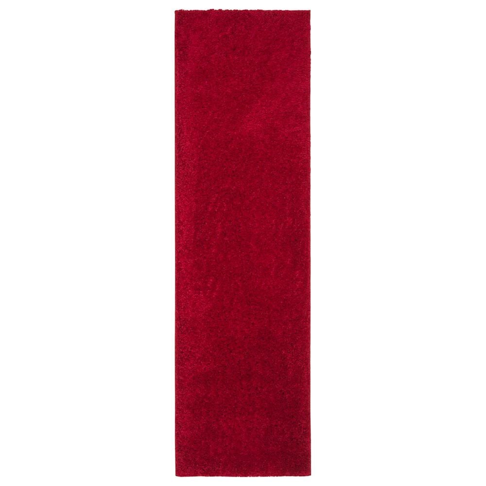 Safavieh August Shag AUG900Q 2'3" x 8' Red Runner
