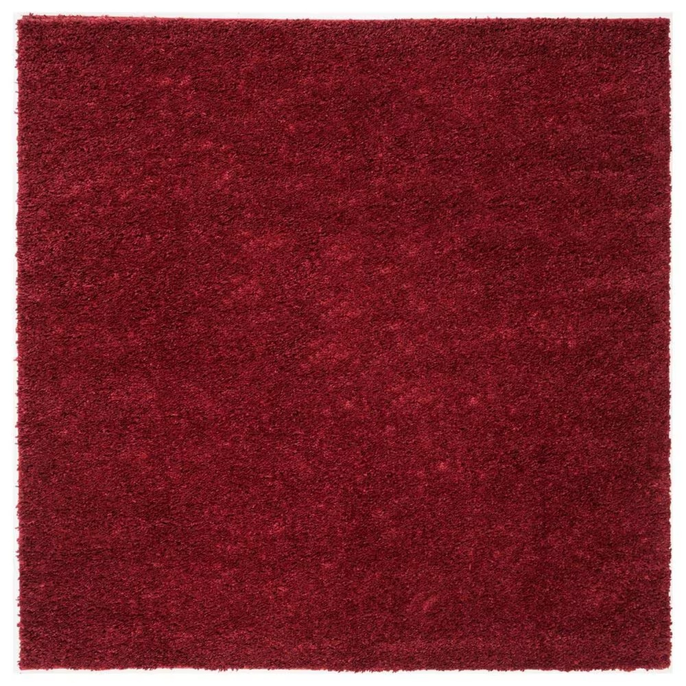 Safavieh August Shag 5'3" Square Burgundy Area Rug