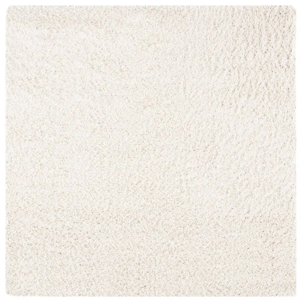 Safavieh August Shag AUG200C 6'7" Square Ivory Area Rug