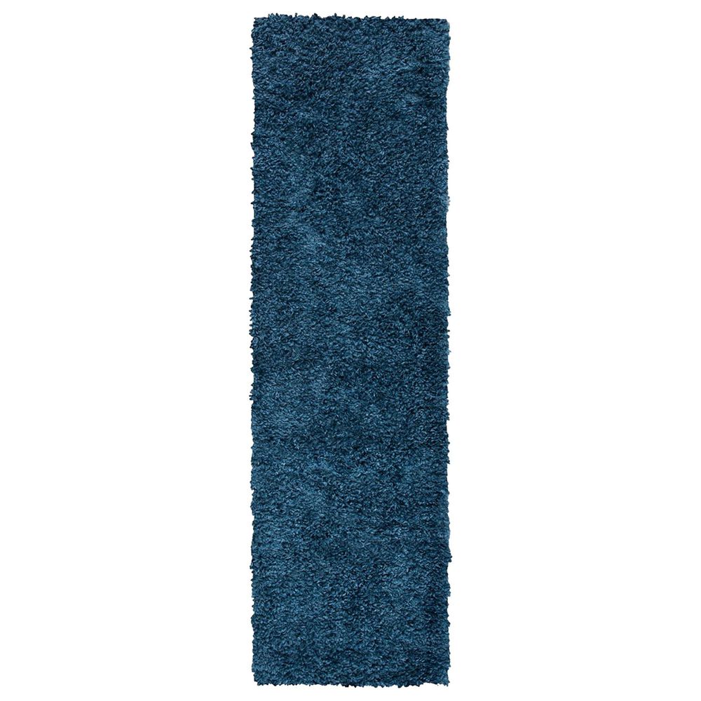 Safavieh August Shag AUG200M 2' x 7' Navy Runner