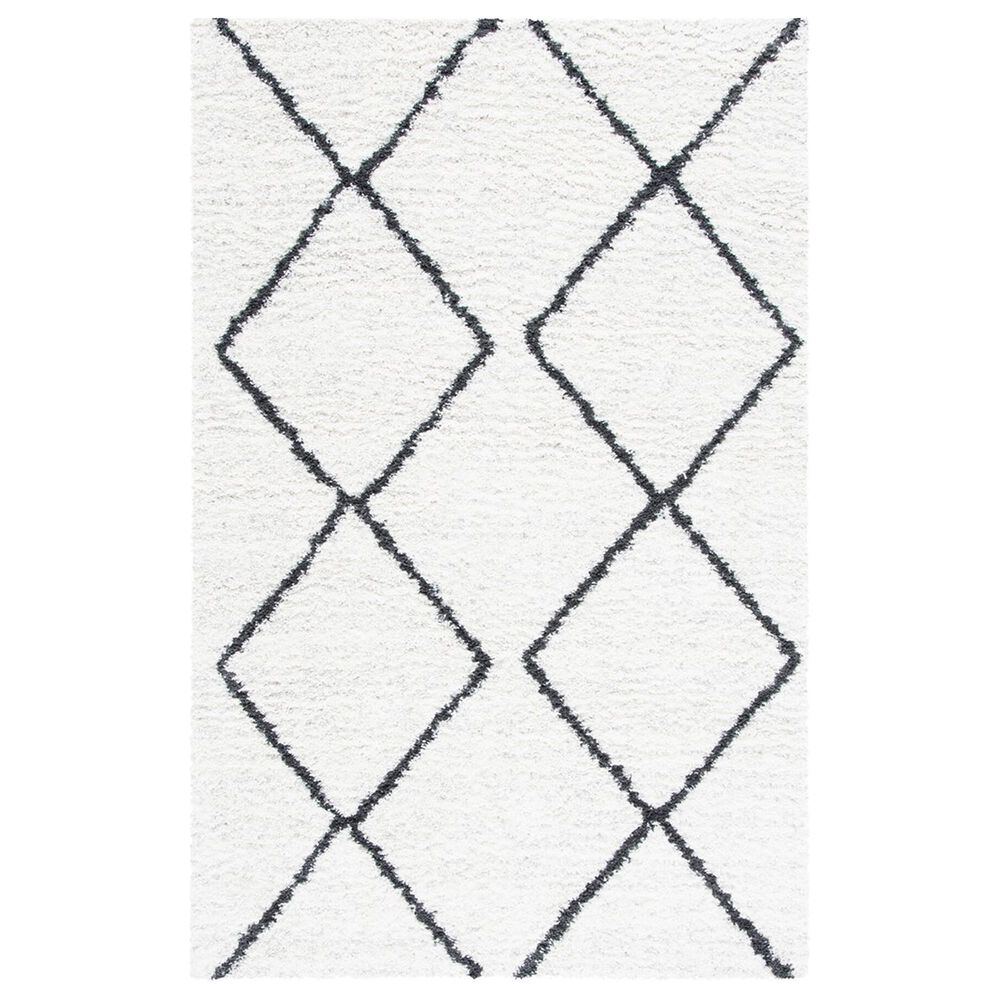 Safavieh August Shag AUG572A 9' x 12' Ivory and Black Area Rug
