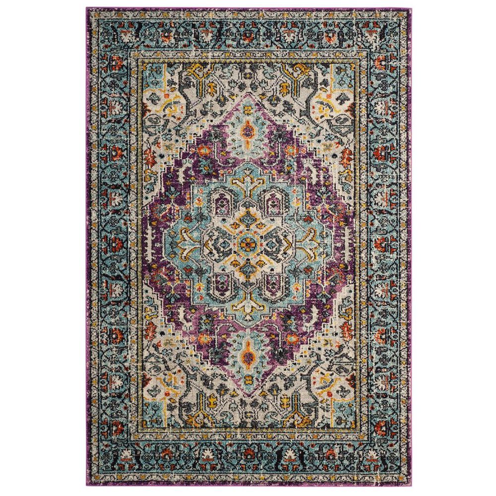 Safavieh Monaco MNC251L-3 3' x 5' Violet/Light Blue Area Rug