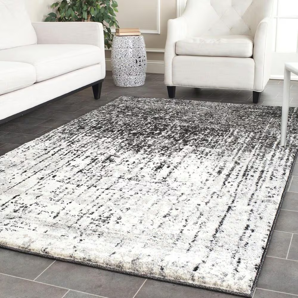 Safavieh Retro RET2770-9079-3 3' x 5' Black/Light Grey Area Rug