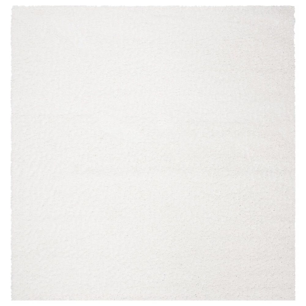 Safavieh August Shag AUG900A 6'7" Square White Area Rug