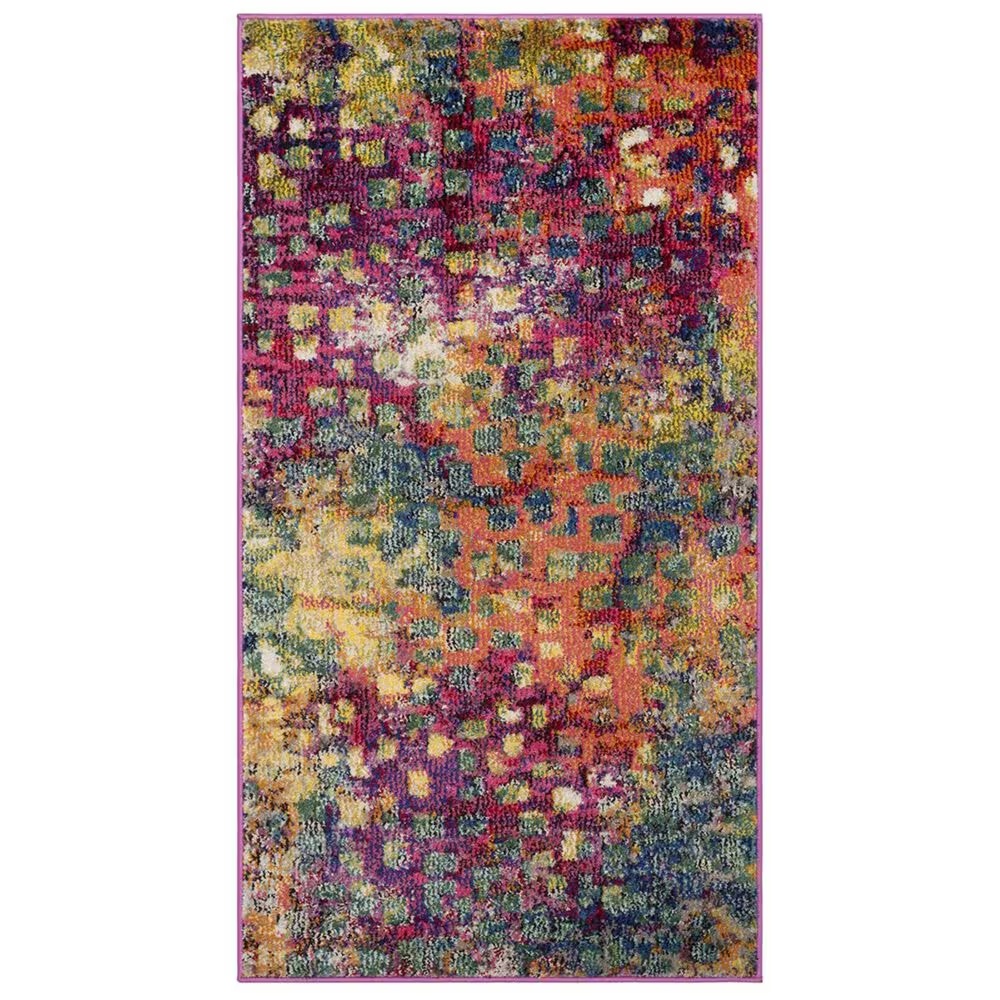Safavieh Monaco MNC225D-24 2'2" x 4' Pink/Multi Area Rug