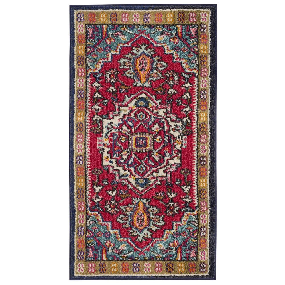 Safavieh Monaco MNC207C-24 2'2" x 4' Red/Turquoise Area Rug