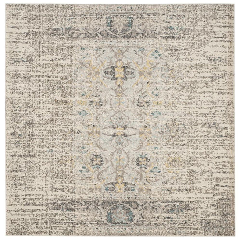 Safavieh Monaco MNC209G-5SQ 5' Square Grey/Multi Area Rug