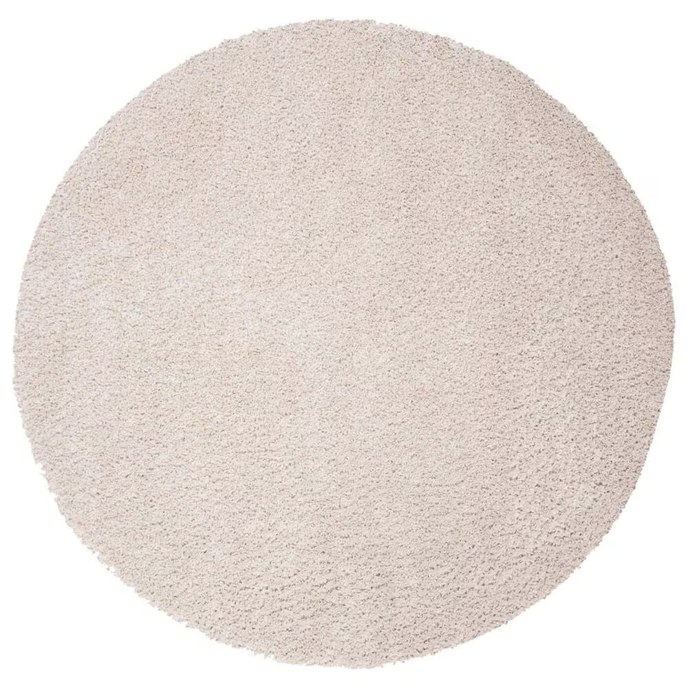 Safavieh August Shag AUG900D 6'7" Round Beige Area Rug