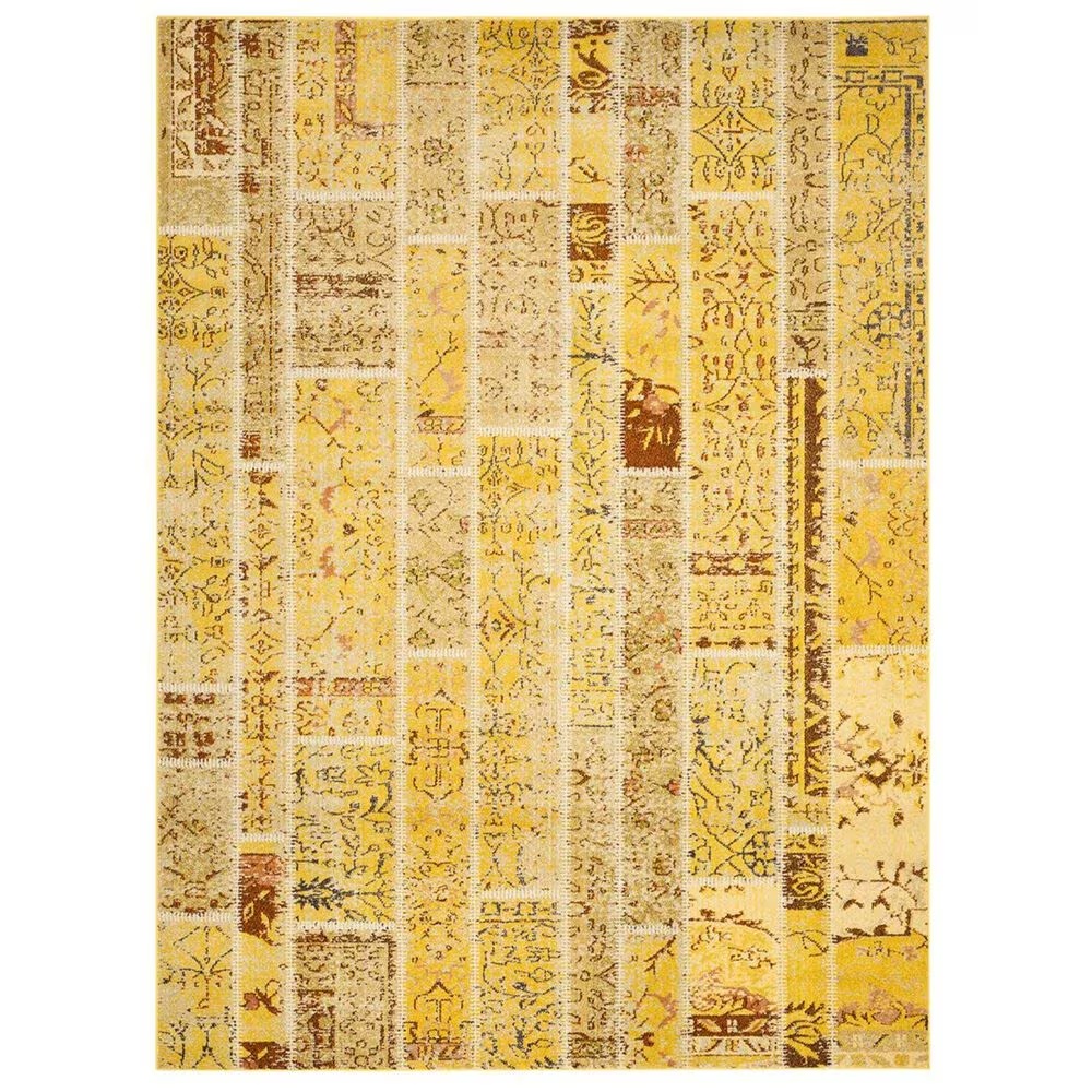 Safavieh Monaco MNC216K-4 4' x 5'7" Yellow/Multi Area Rug
