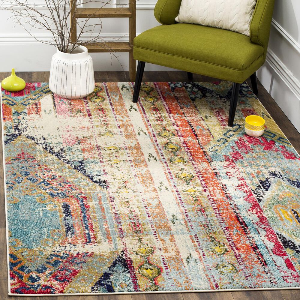 Safavieh Monaco MNC222F-3 3' x 5' Multi Area Rug