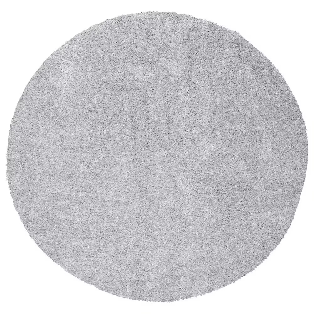 Safavieh August Shag AUG900G 8'6" Round Silver Area Rug