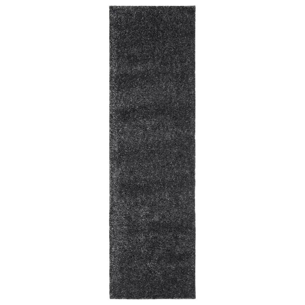 Safavieh August Shag AUG900H 2'3" x 6' Charcoal Runner