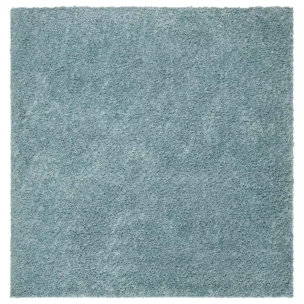 Safavieh August Shag 9' Square Aqua Area Rug