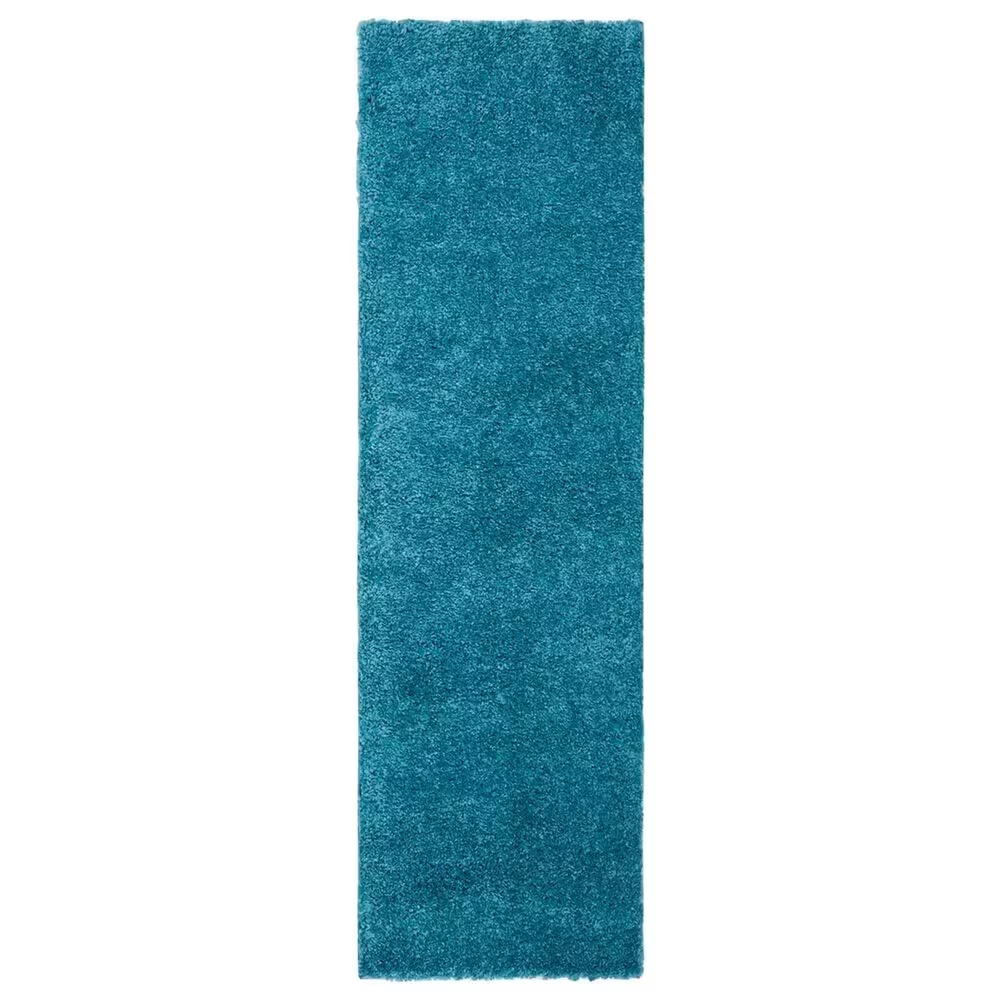 Safavieh August Shag 2'3" x 8' Turquoise Runner