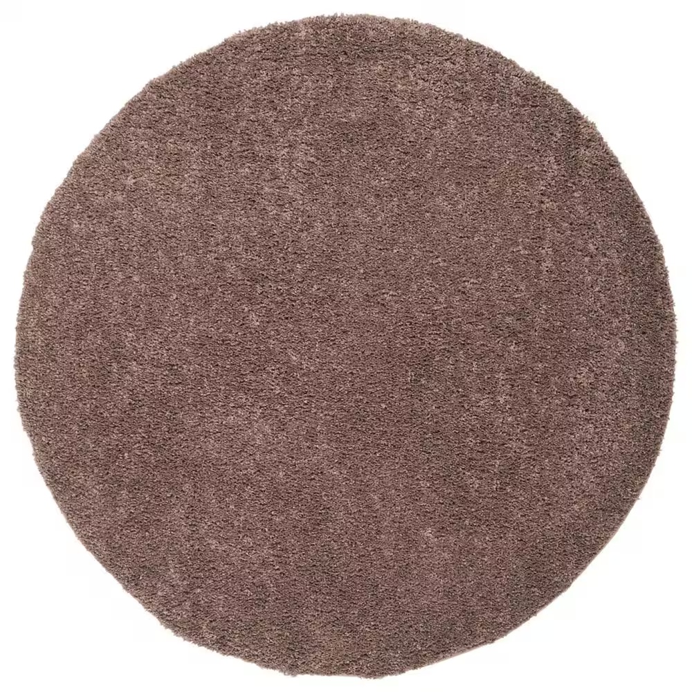 Safavieh August Shag 5'3" Round Taupe Area Rug