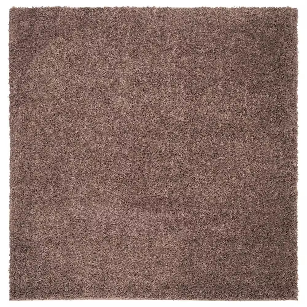 Safavieh August Shag 5'3" Square Taupe Area Rug