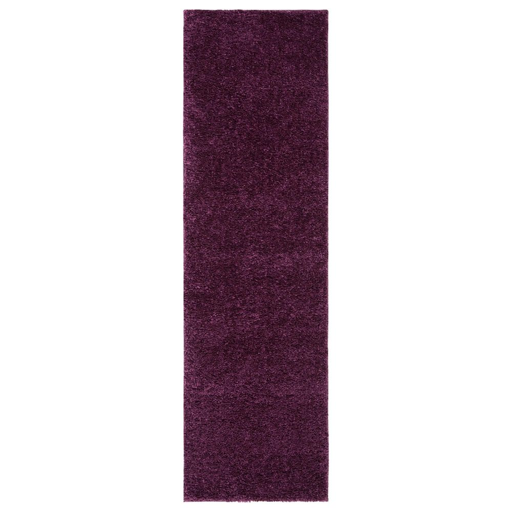 Safavieh August Shag 2'3" x 6' Purple Runner