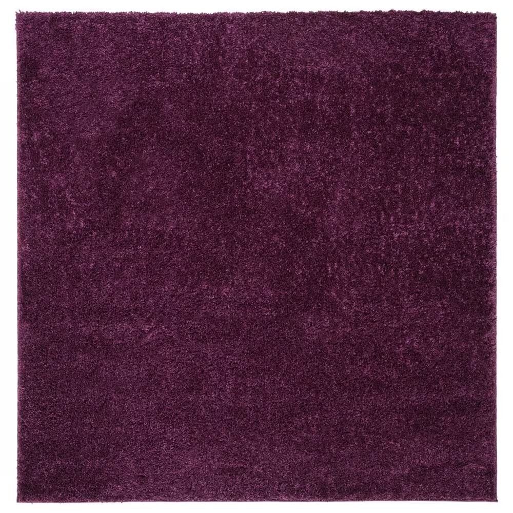Safavieh August Shag 3' Square Purple Area Rug