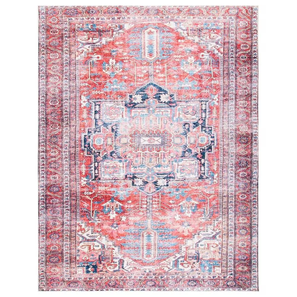 Safavieh Serapi 9' x 12' Red and Navy Area Rug