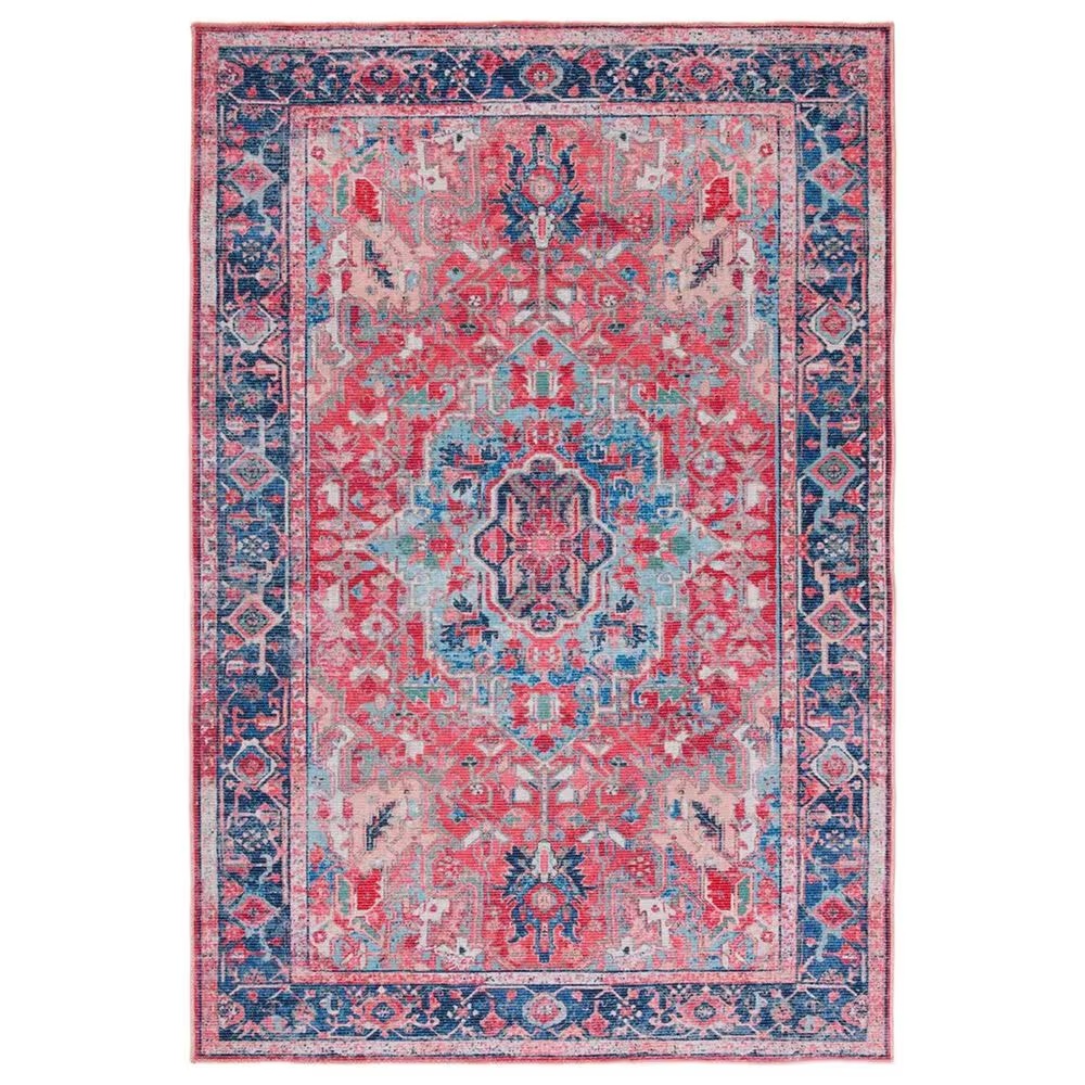 Safavieh Serapi SEP518 4' x 6' Navy and Red Area Rug