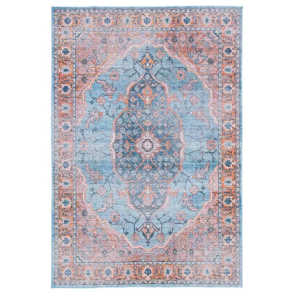 Safavieh Serapi 9' x 12' Blue and Orange Area Rug