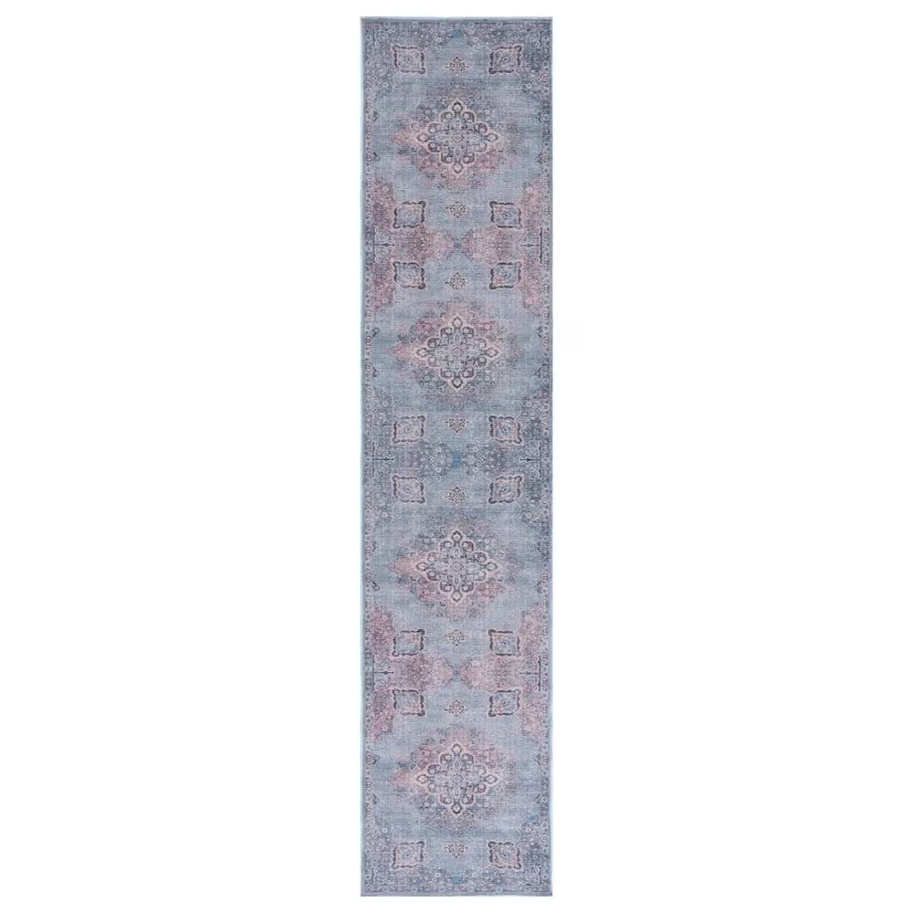 Safavieh Serapi 2' x 9' Ivory and Blue Runner